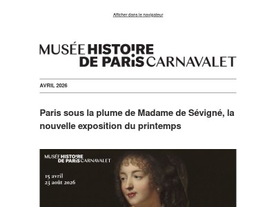 Ouverture de l'exposition Madame de Sévigné