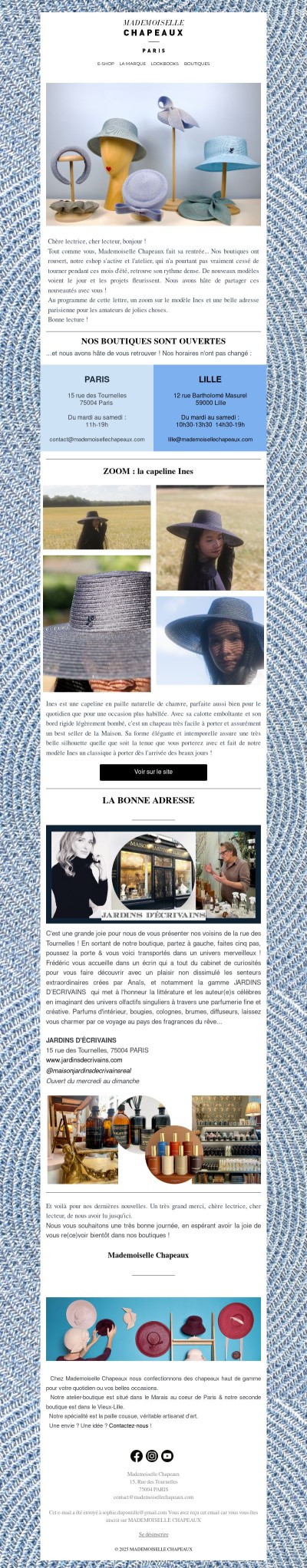 Une rentrée en couleurs 💙