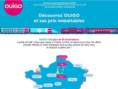 Bienvenue dans le monde des billets à petits prix 🚄
