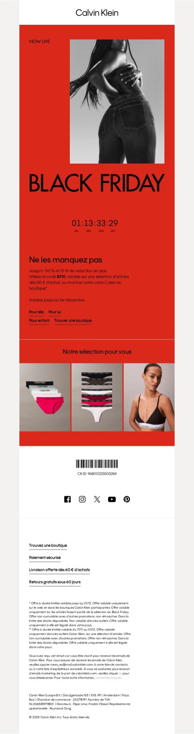 Black Friday : -10 % supplémentaires