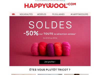 Modèles à -50% : plutôt tricot ou crochet ?