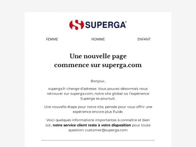 Découvrez le nouveau Superga.com