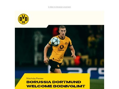 ⬛️ 🟨 UEFA Champions League – first match against FK Bodø/Glimt ⬛️ 🟨