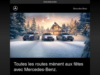 Joyeuses fêtes avec Mercedes-Benz