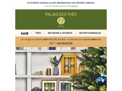 Juste à temps pour Noël !