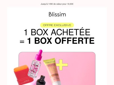 Derniers jours pour votre box offerte 😱