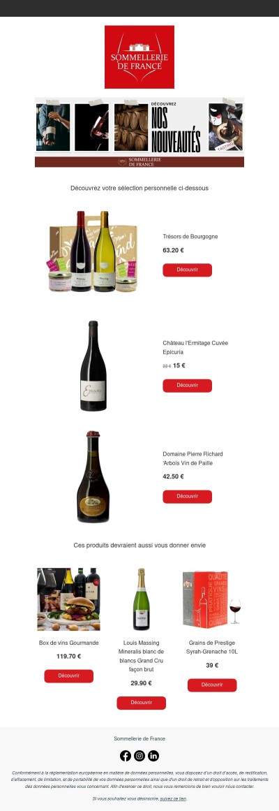 {{ firstname }}, nous avons des nouveautés pour vous