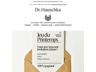 {{ lastname }}, votre invitation à notre Jeu du Printemps 100 % gagnant