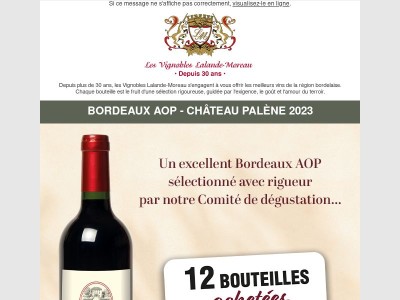 Un rapport prix-plaisir inégalé pour ce sublime Bordeaux AOP