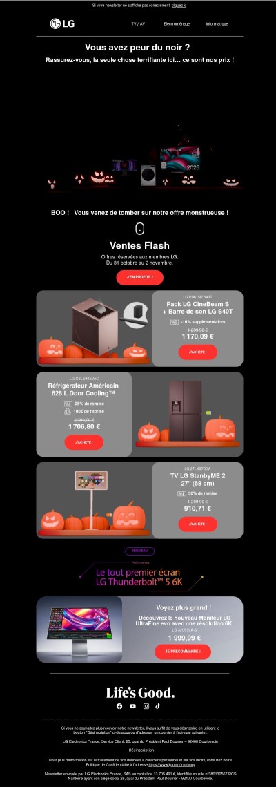 🎃 Oserez-vous ouvrir cet mail ?