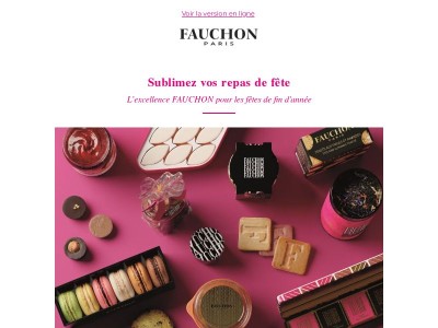 Sublimez vos repas de fêtes avec FAUCHON ✨