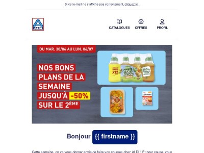 Ce mardi, duo gagnant chez ALDI !