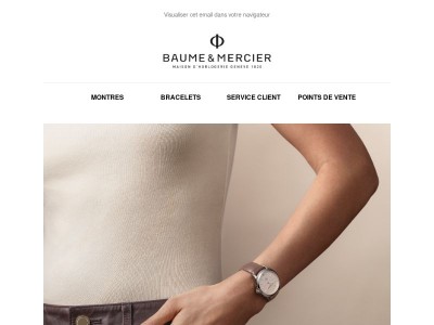 Une première fois chez Baume & Mercier
