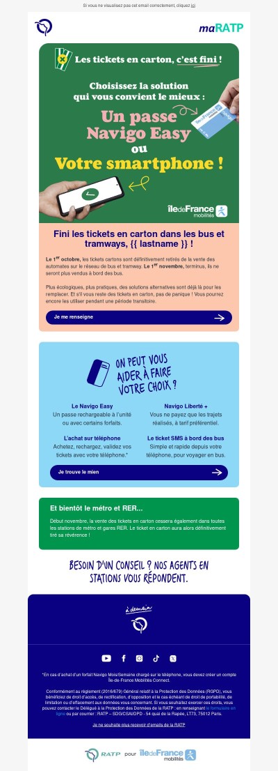 👋 {{ lastname }}, les tickets en carton, c’est fini.