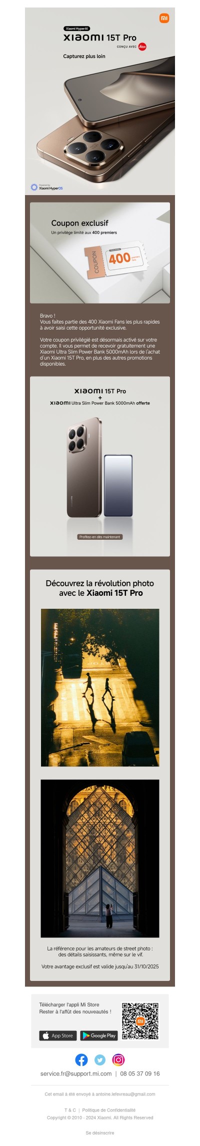 La nouvelle série Xiaomi 15T est arrivée !