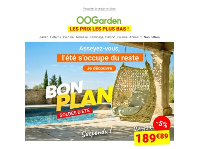 🌴 Votre coin farniente vous attend