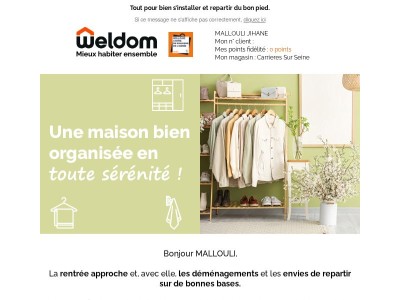 Rentrée : faites place à une nouvelle organisation !