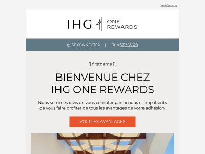 Voici un aperçu de votre adhésion, {{ firstname }}