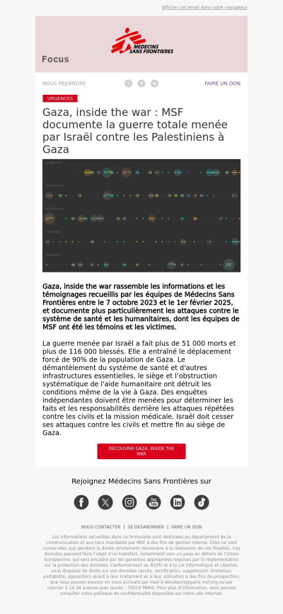 Gaza, inside the war : MSF documente la guerre totale menée par Israël contre les Palestiniens à Gaza