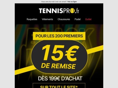 Black Week : Aujourd’hui seulement