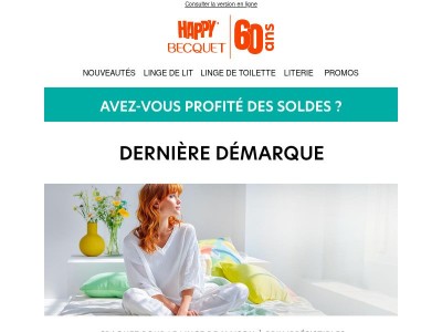 Dernière démarque : les soldes jouent les prolongations !