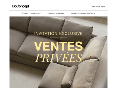Les Ventes Privées sont là !