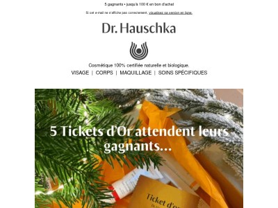 Évènement Tickets d’Or : prêt.e à tenter votre chance ?