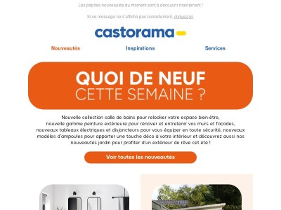 Quoi de neuf cette semaine ?