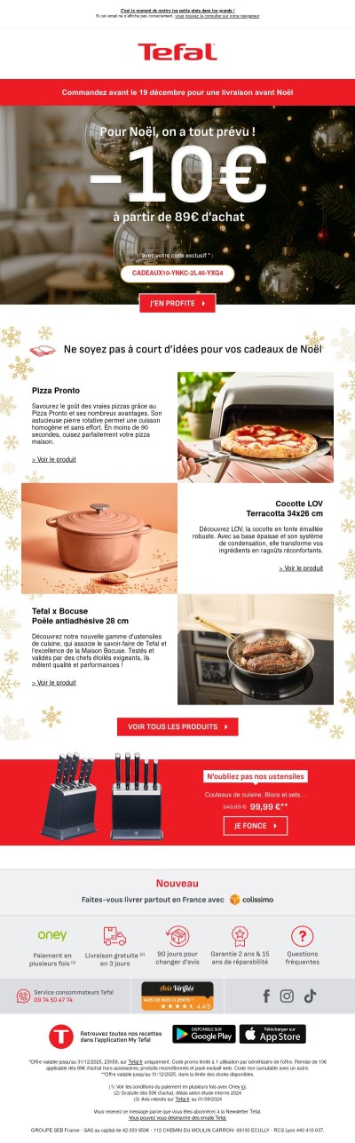 Pour Noël, on a tout prévu !