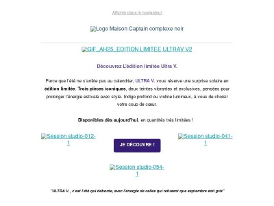 🪻Découvrez l'édition limitée " ULTRA V. "