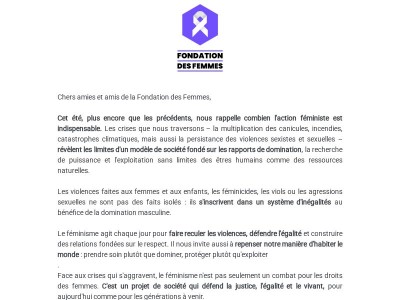 Cet été, le geste qui sauve face aux violences, c’est aussi le don.
