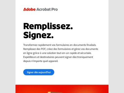 Remplissez et signez vos PDF en un seul endroit avec Acrobat