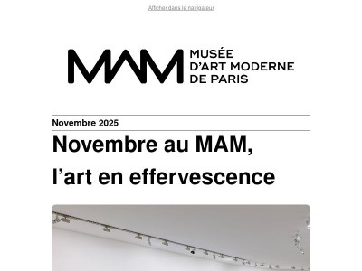 [MAM] Newsletter Novembre 2025