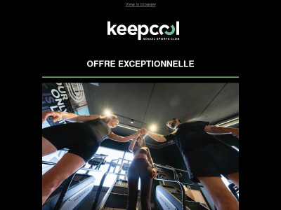 Keepcool, le sport de la vraie vie