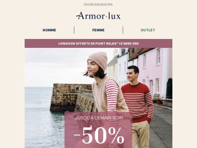 Dernière escale ⚓️ -50% sur votre 2ème article