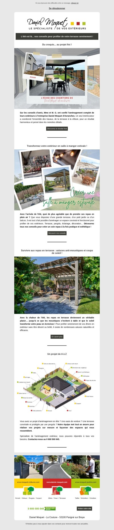 L'été est là... nos conseils pour profiter de votre terrasse sereinement !