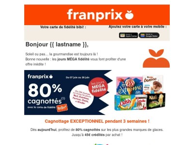🎁​​80% à cagnotter sur Extrême, Nuii, Oasis…