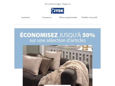 Jusqu'à -50% pendant les journées exceptionnelles
