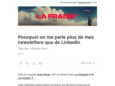Pourquoi on me parle plus de mes newsletters que de LinkedIn