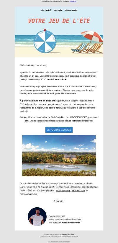 Une croisière ça vous dit ? 🛥️