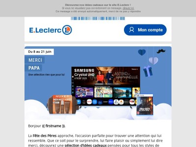 Fête des Pères : trouvez le cadeau parfait !