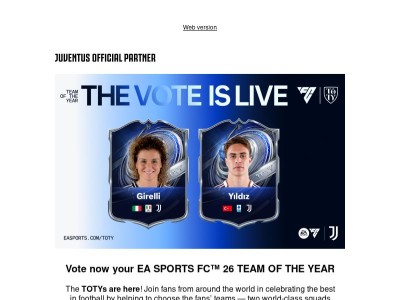The TOTYs are here: choose the fans’ teams