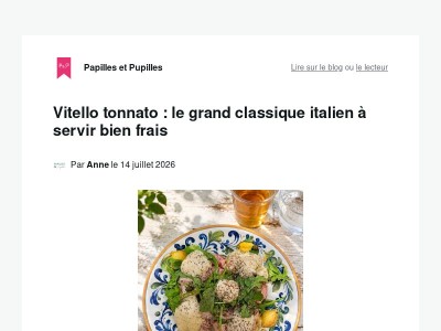 Vitello tonnato : le grand classique italien à servir bien frais