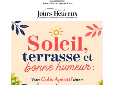 🍷 Apéro d'été : on a pensé à tout