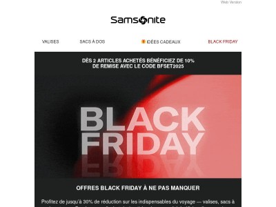⚡ Nos offres Black Friday ont commencé