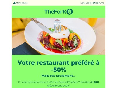 {{ firstname }}, votre réduction de 20€ est prête à être utilisée