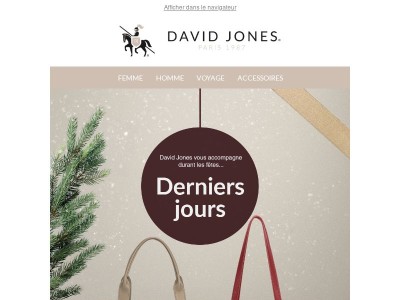 🎁 Joyeuses Fêtes : J-1 pour passer commande !