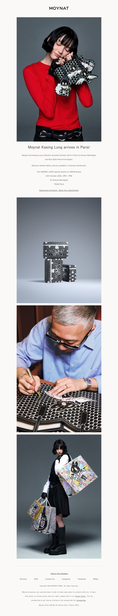 MOYNAT KASING LUNG Collection arrives in Paris!