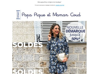 SOLDES : Vos tissus préférés jusqu'à -50%