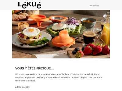 On a juste besoin de votre confirmation